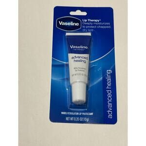 Vaseline Lip Therapy Advanced Formula Cream 0.35 Ounce Lip Balm (Pack of 20)